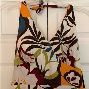💚NWT Kim Roger’s floral Halter Dress
